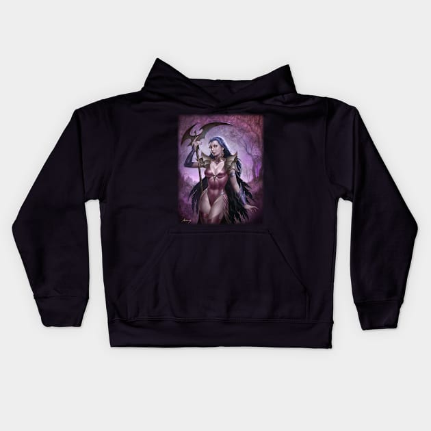 Scythe Kids Hoodie by Paul_Abrams